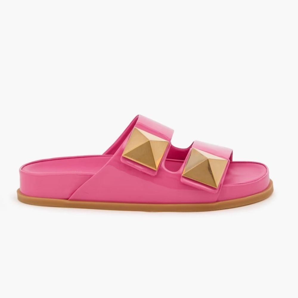VALENTINO GARAVANI Roman Stud Patent-Leather Sandals